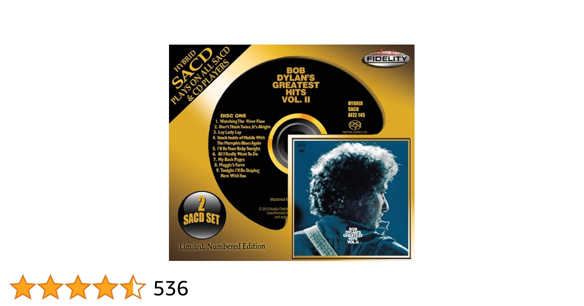 廃盤 SACD BOB DYLAN'S GREATEST HITS VOL.II Bob Dylan - GREATEST HITS-VOLUME 2 - Amazon.com Music